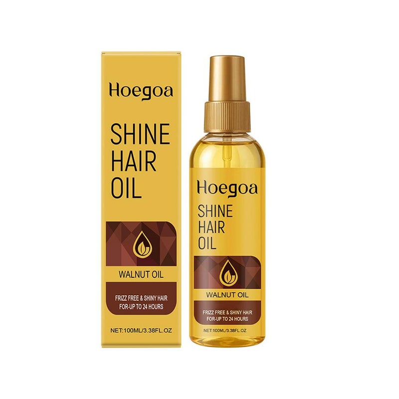 Walnut Hair Oil: Smooth, manageable, moisturizing, and leaves hair dry and frizzy. Lightly scented and non-greasy. HG-A03-0632-01 100ml